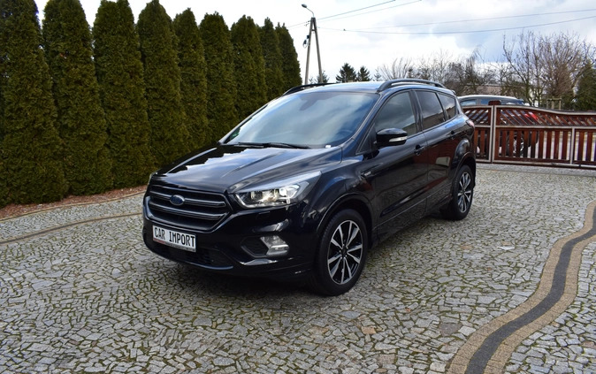 Ford Kuga cena 73500 przebieg: 118357, rok produkcji 2018 z Stoczek Łukowski małe 781